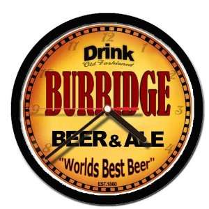  BURRIDGE beer and ale cerveza wall clock: Everything Else