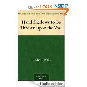   to Be Thrown upon the Wall: Henry Bursill:  Kindle Store