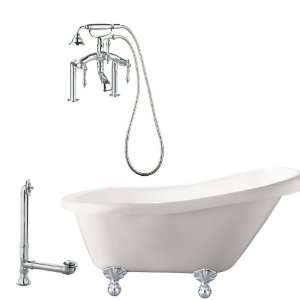   PC Hawthorne Deck Mounted Faucet Package Soaking Tub: Home Improvement
