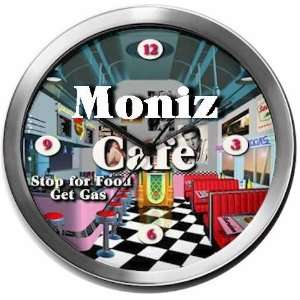  MONIZ 14 Inch Cafe Metal Clock Quartz Movement Kitchen 