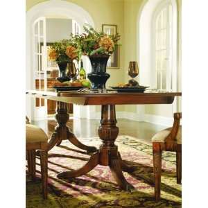 Kentwood Rectangle Double Pedestal Table:  Home & Kitchen
