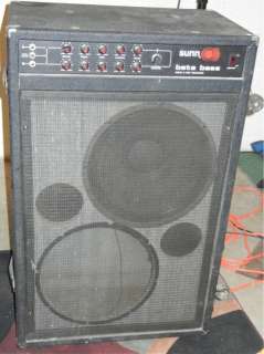 Sunn Beta Bass Amp*Vintage*NO RESERVE*Local Pick Up  