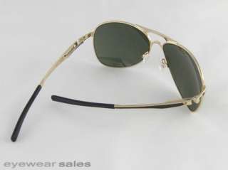OAKLEY PLAINTIFF Sunglasses Polished Gold, Dark Grey Lens OO4057 02 
