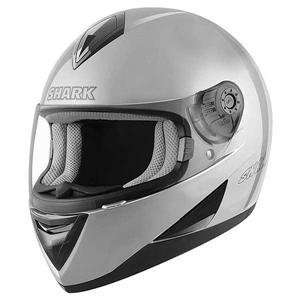  Shark S650 Fusion Solid Helmet   X Small/Silver 