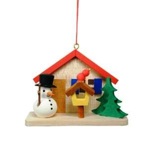  Ulbricht House with Snowman Ornament