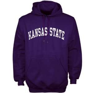  Kansas State Wildcats Purple Vertical Arch Hoody 