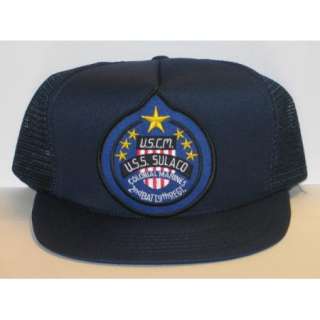 Aliens Movie U.S.S. Sulaco Logo Patch Baseball Hat /Cap  