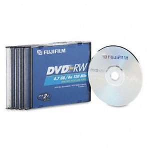  DVD RW Discs 4.7GB 2x w/Jewel Cases Silver Electronics