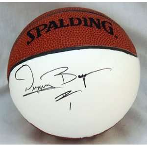  Muggsy Bogues Memorabilia Signed Spalding Mini Basketball 