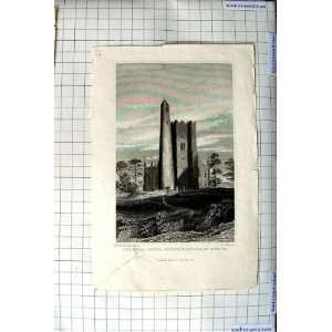   1829 ROUND TOWER BELFRY CHURCH SWORDS PETRIE BRANDARD: Home & Kitchen