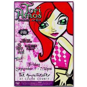    Tori Amos   Concert Flyer   Summer of Sin Tour