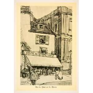   Seaport Cafe Giovanni Petrina   Orig. Photolithograph