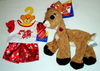 2010 CLARICE TALKING REINDEER W/OUTFIT BUILD A BEAR NEW  