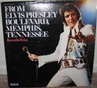 Elvis Presley FROM ELVIS PRESLEY BOULEVARD MEMPHIS TENNESSEE a 