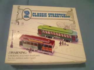 CLASSIC STREETCARS DESIRE ST. AND POWELL & MASON ST. TROLLEYS NEW 