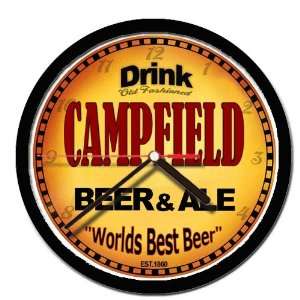  CAMPFIELD beer and ale cerveza wall clock: Everything Else