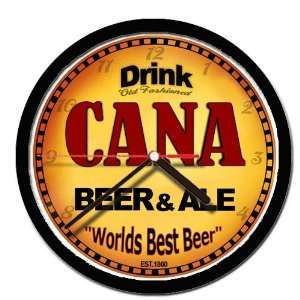  CANA beer and ale cerveza wall clock: Everything Else