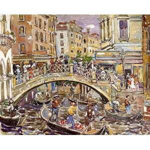   Maurice Brazil Prendergast   24 x 20 inches   Canal:  Home