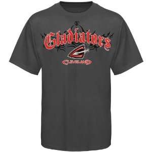  Cleveland Gladiators Charcoal Hoffman T shirt Sports 