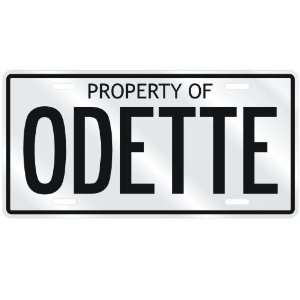  NEW  PROPERTY OF ODETTE  LICENSE PLATE SIGN NAME: Home 