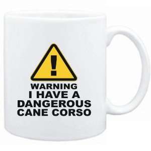   Mug White  WARNING : DANGEROUS Cane Corso  Dogs: Sports & Outdoors