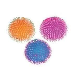  Tri Color Stringy Puffer Ball: Toys & Games