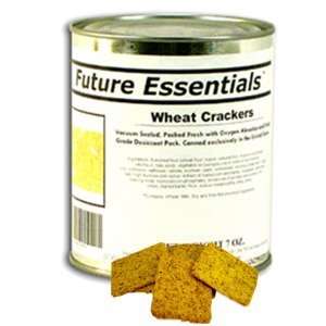 Can of Future Essentials Canned Thin Wheat Crackers:  