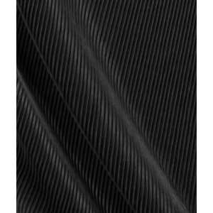   Black Narrow Pleated Stretch Knit Satin Fabric: Arts, Crafts & Sewing