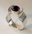 Contemporary Spoon Ring Sterling Silver Size 9  