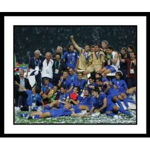  2006 Italy World Cup  Champion Celebration  Framed 8x10 