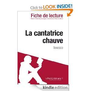 La cantatrice chauve de Eugène Ionesco (Fiche de lecture) (French 