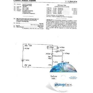   CD for RELUCTANCE MOTOR POWER CIRCUIT CONTAINING SERIES CAPACITANCE