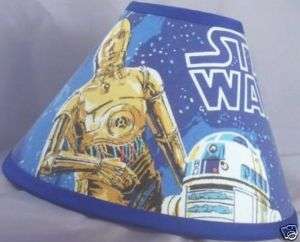New Lamp Shade Star Wars C3PO R2D2 Movie Vintage  