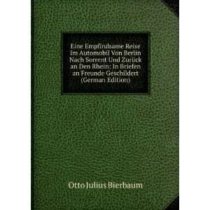   (German Edition) (9785874876579) Otto Julius Bierbaum Books