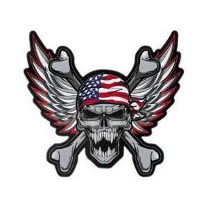 WING USA SKULL 11X11.5 3PK