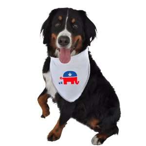   Ruff and Meow Doggie Bandana, Republican, White, Small: Pet Supplies