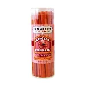 Hot Cinnamon Cocoa Stirrers 1 container:  Grocery & Gourmet 