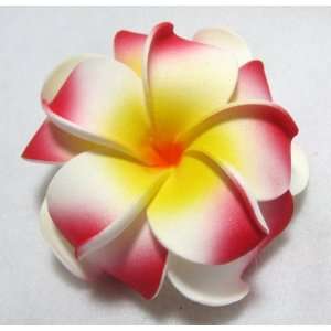  NEW Red Large Plumeria Flower Hair Clip, Limited.: Beauty