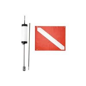  Dive Flag Stick Float Site Marker: Sports & Outdoors
