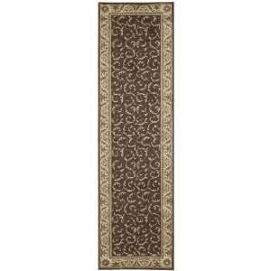  Nourison Rugs Somerset Collection ST02 Brown Runner 23 x 