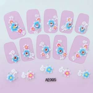  YiMei Nail decals stereoscopic 3D diamond studded nail 