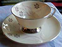Flintridge China Starflower Tea Cup & Saucer set  