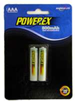 Maha Powerex 1000mAh AAA Rechargeable Batteries MHRAAA2 802366141638 