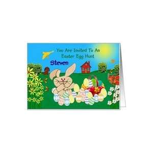 Invitation   To Steven / Easter Egg Hunt Card Health 