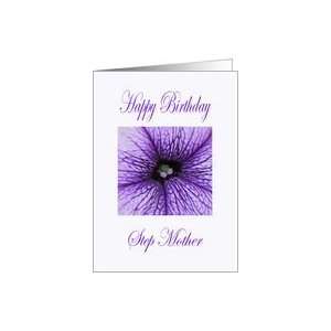 Step Mother happy birthday Blossom Card