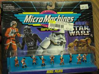 Star Wars: Rebel Pilots    set of 9   Micro Machines 1994  