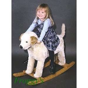  Yellow Lab Dog Rocker   by Carstens: Toys & Games