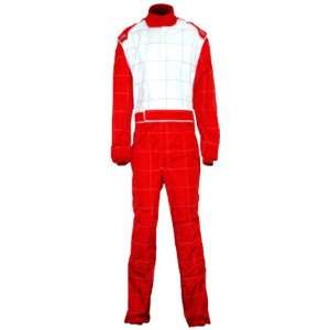   Race Gear 10003521 Red/White X Large Level 1 Karting Suit: Automotive