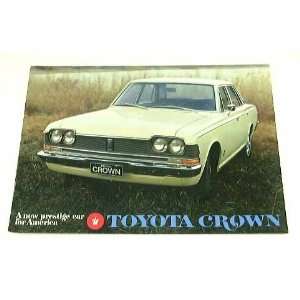   68 Toyota CROWN BROCHURE 4d Sedan & Station Wagon: Everything Else