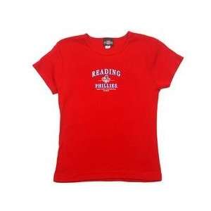  Old Time Sports Reading Phillies Womens Daisy Babydoll Tee 